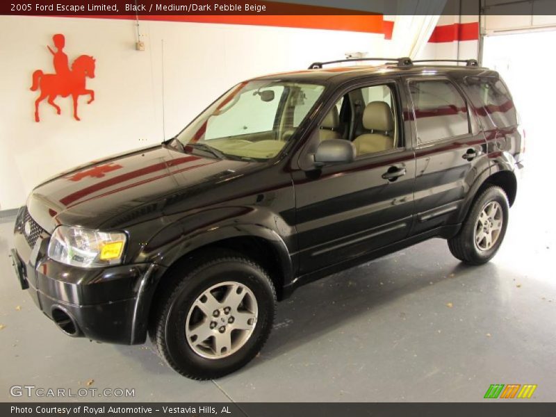 Black / Medium/Dark Pebble Beige 2005 Ford Escape Limited