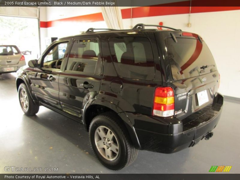 Black / Medium/Dark Pebble Beige 2005 Ford Escape Limited