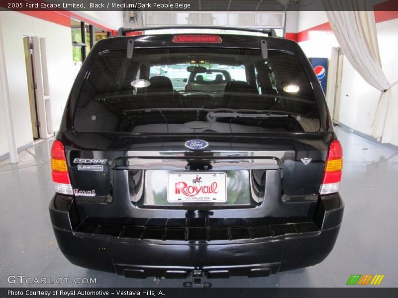 Black / Medium/Dark Pebble Beige 2005 Ford Escape Limited