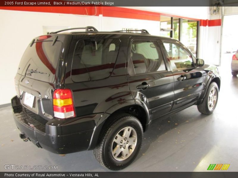 Black / Medium/Dark Pebble Beige 2005 Ford Escape Limited
