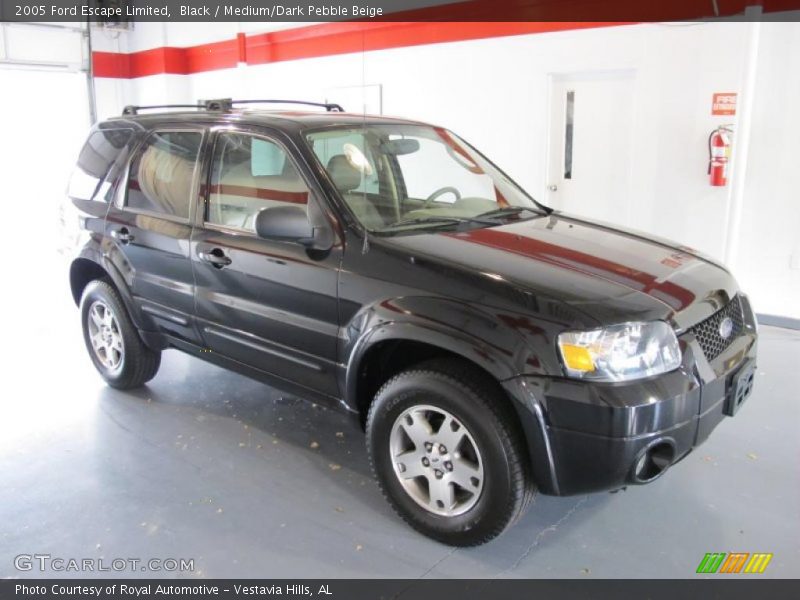 Black / Medium/Dark Pebble Beige 2005 Ford Escape Limited