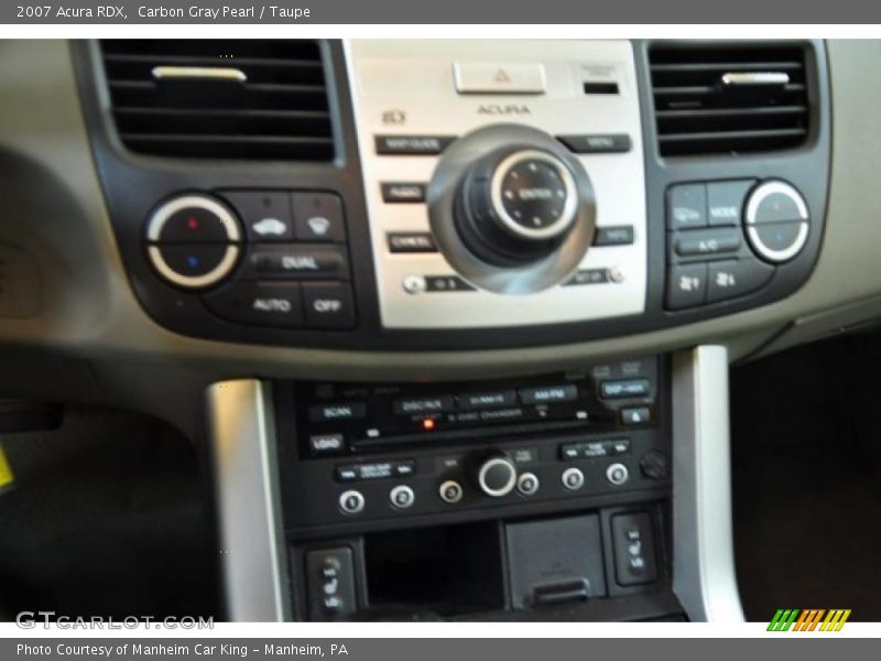 Carbon Gray Pearl / Taupe 2007 Acura RDX