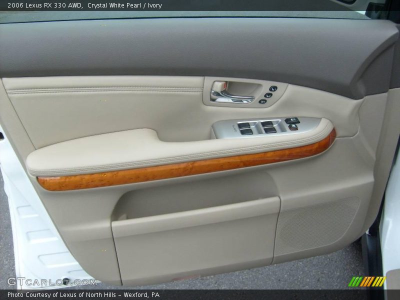 Crystal White Pearl / Ivory 2006 Lexus RX 330 AWD