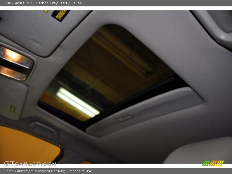 Carbon Gray Pearl / Taupe 2007 Acura RDX