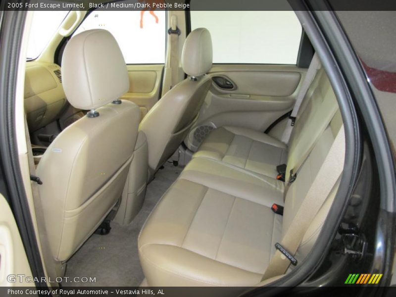 Black / Medium/Dark Pebble Beige 2005 Ford Escape Limited