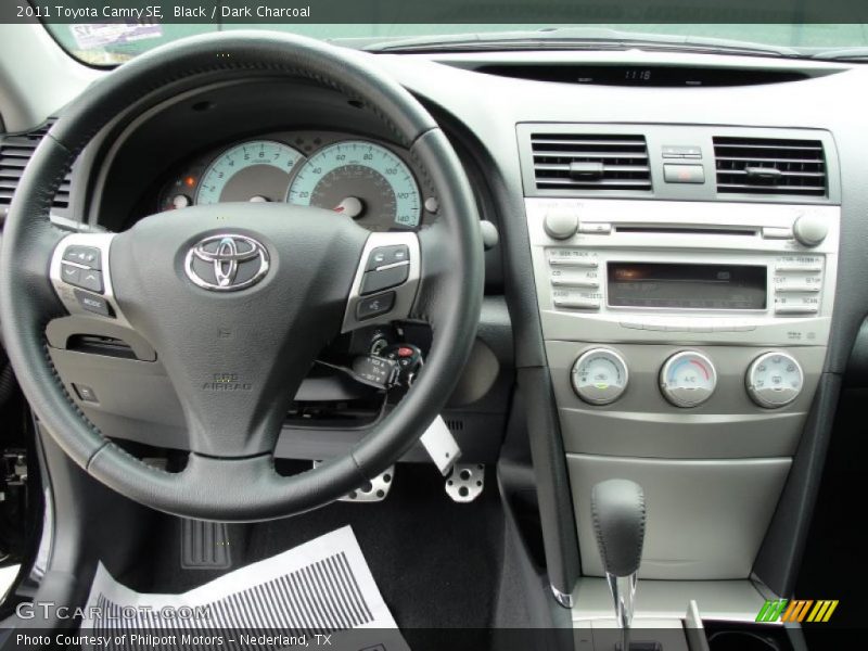 Black / Dark Charcoal 2011 Toyota Camry SE