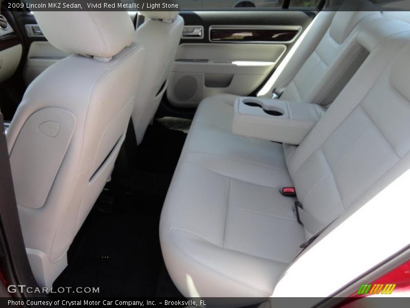 Vivid Red Metallic / Light Stone 2009 Lincoln MKZ Sedan