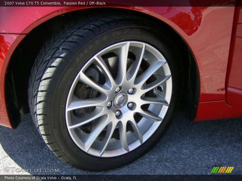 Passion Red / Off-Black 2007 Volvo C70 T5 Convertible