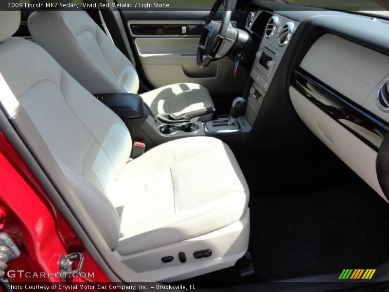 Vivid Red Metallic / Light Stone 2009 Lincoln MKZ Sedan