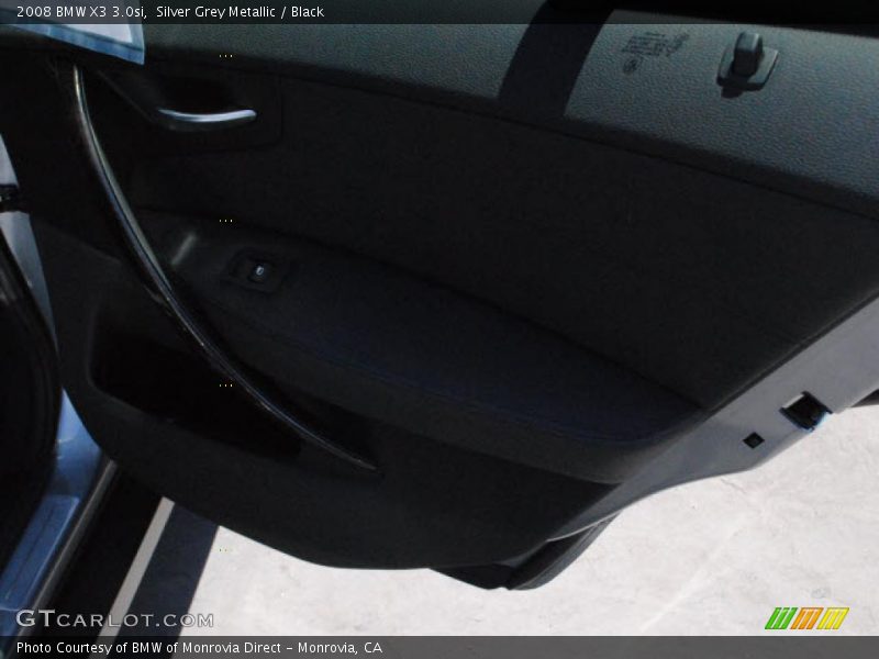 Silver Grey Metallic / Black 2008 BMW X3 3.0si