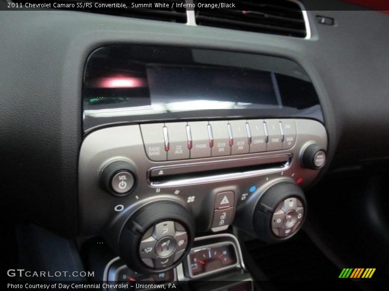 Controls of 2011 Camaro SS/RS Convertible
