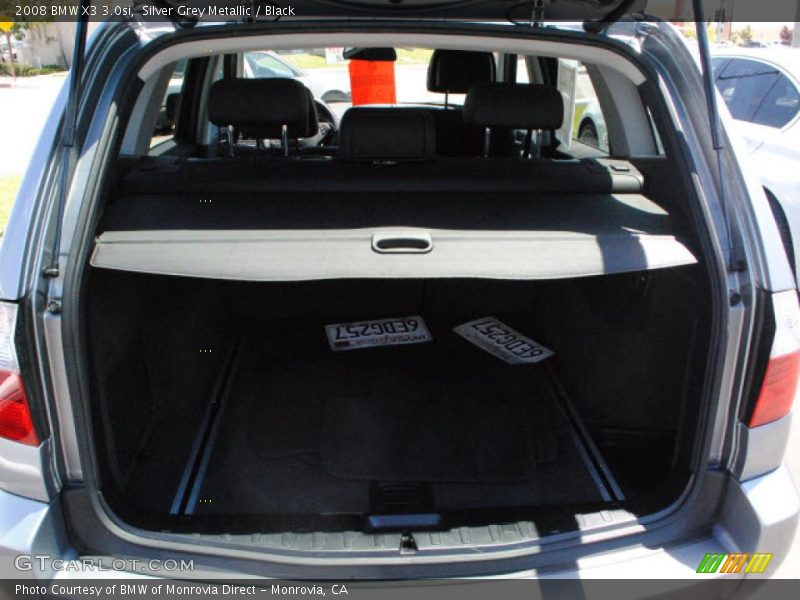 Silver Grey Metallic / Black 2008 BMW X3 3.0si