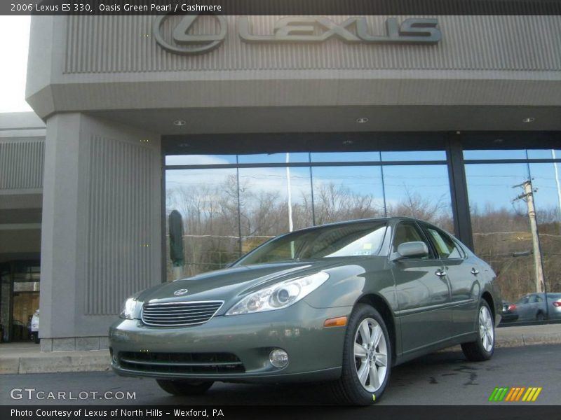 Oasis Green Pearl / Cashmere 2006 Lexus ES 330