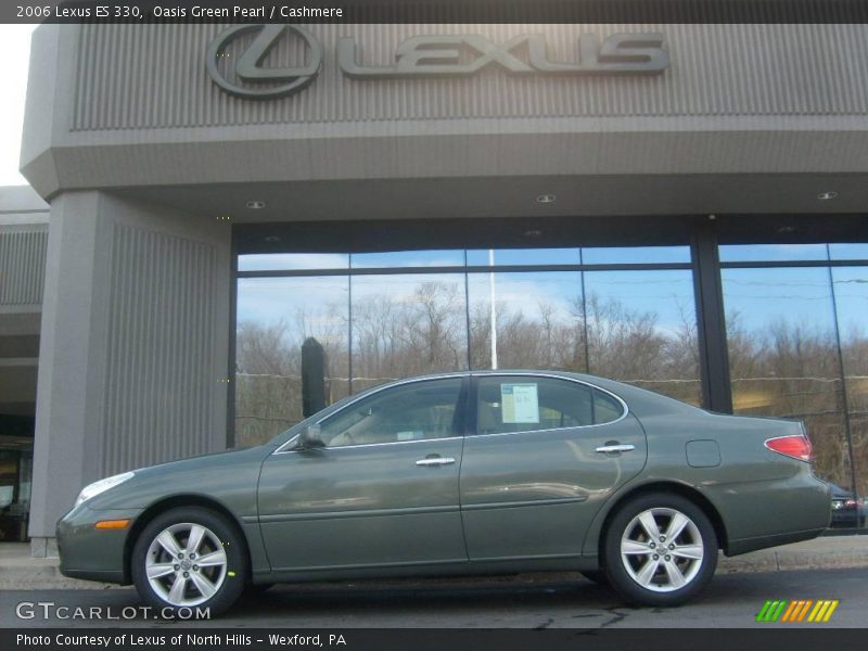 Oasis Green Pearl / Cashmere 2006 Lexus ES 330