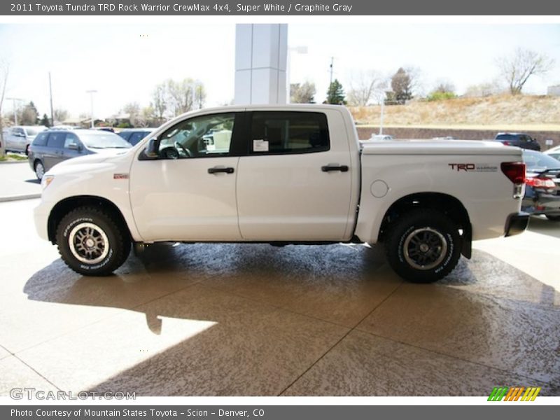 Super White / Graphite Gray 2011 Toyota Tundra TRD Rock Warrior CrewMax 4x4