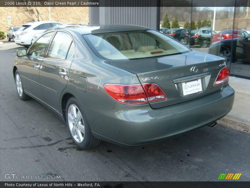Oasis Green Pearl / Cashmere 2006 Lexus ES 330