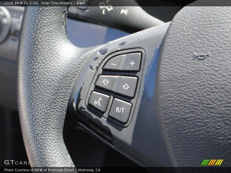 Silver Grey Metallic / Black 2008 BMW X3 3.0si