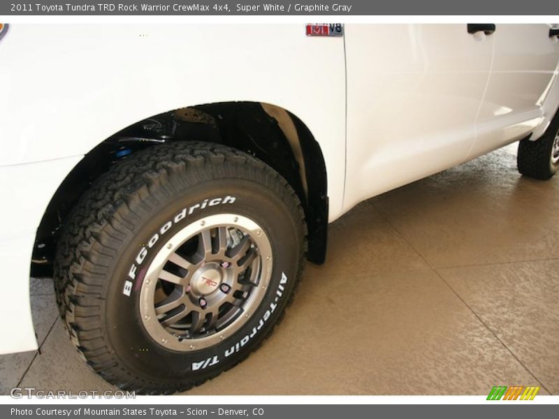 Super White / Graphite Gray 2011 Toyota Tundra TRD Rock Warrior CrewMax 4x4