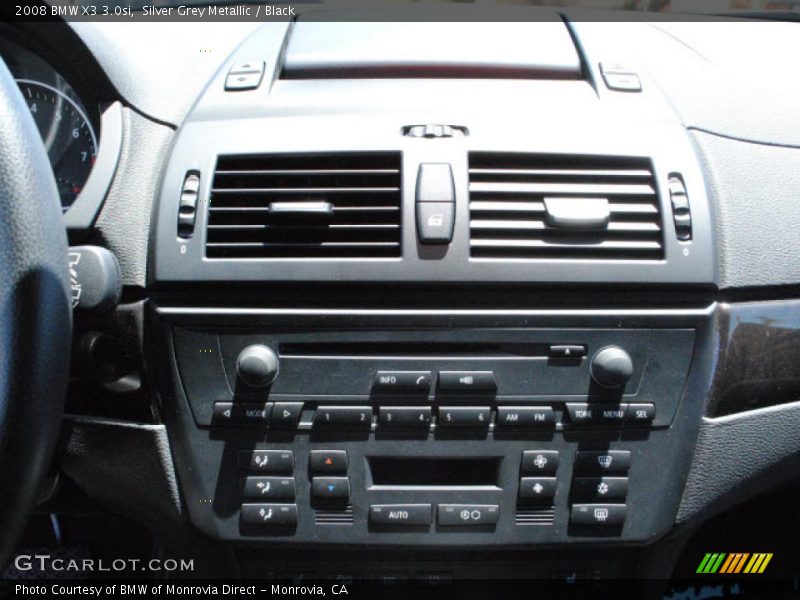 Silver Grey Metallic / Black 2008 BMW X3 3.0si