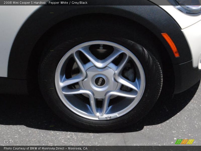 Pepper White / Grey/Black 2008 Mini Cooper S Hardtop
