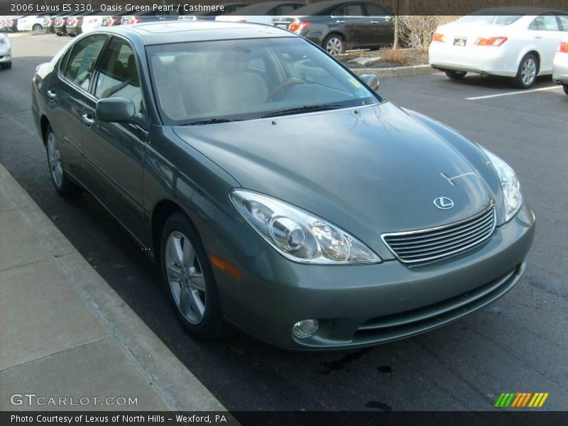 Oasis Green Pearl / Cashmere 2006 Lexus ES 330