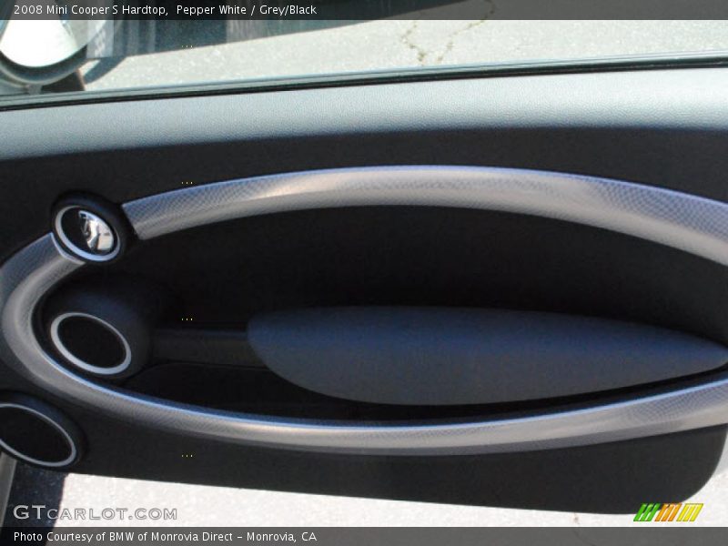 Pepper White / Grey/Black 2008 Mini Cooper S Hardtop