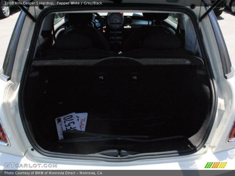 Pepper White / Grey/Black 2008 Mini Cooper S Hardtop
