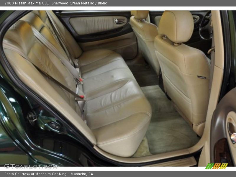 Sherwood Green Metallic / Blond 2000 Nissan Maxima GLE