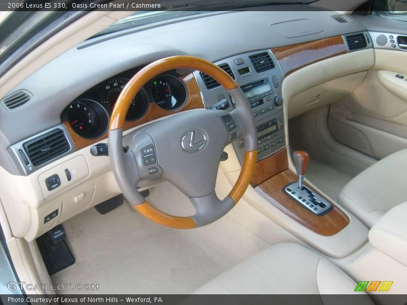 Oasis Green Pearl / Cashmere 2006 Lexus ES 330
