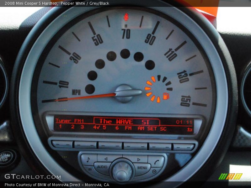 Pepper White / Grey/Black 2008 Mini Cooper S Hardtop