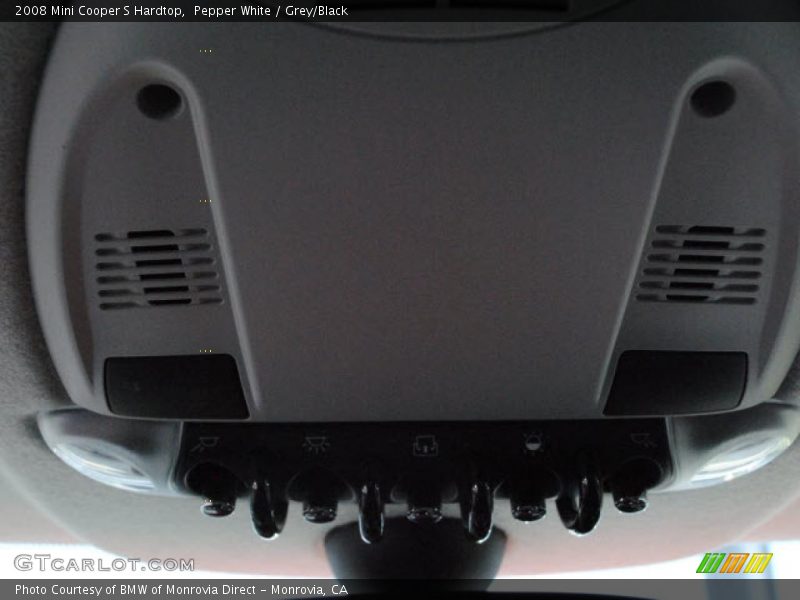 Pepper White / Grey/Black 2008 Mini Cooper S Hardtop