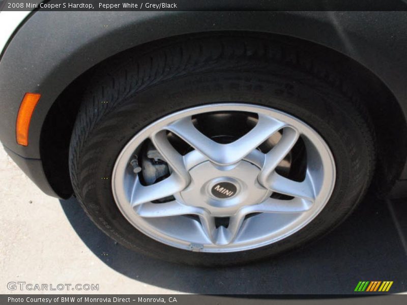 Pepper White / Grey/Black 2008 Mini Cooper S Hardtop