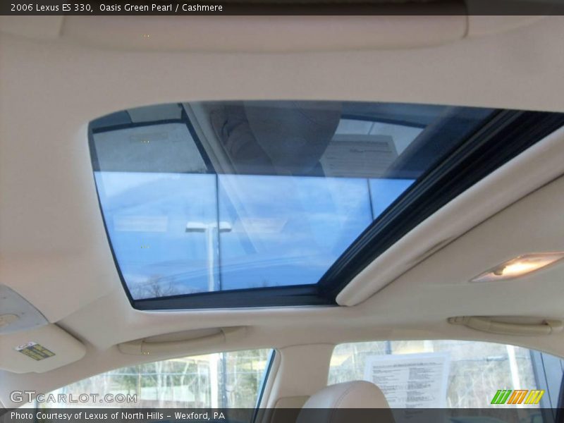 Oasis Green Pearl / Cashmere 2006 Lexus ES 330