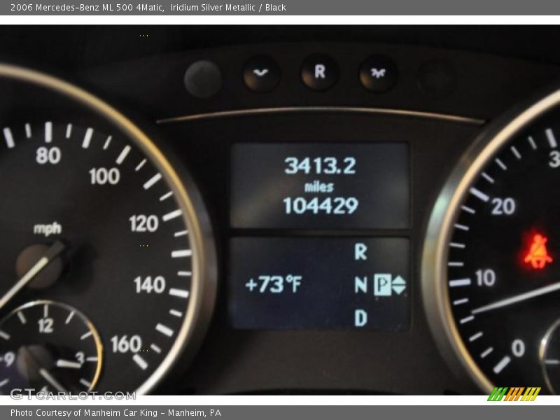 Iridium Silver Metallic / Black 2006 Mercedes-Benz ML 500 4Matic