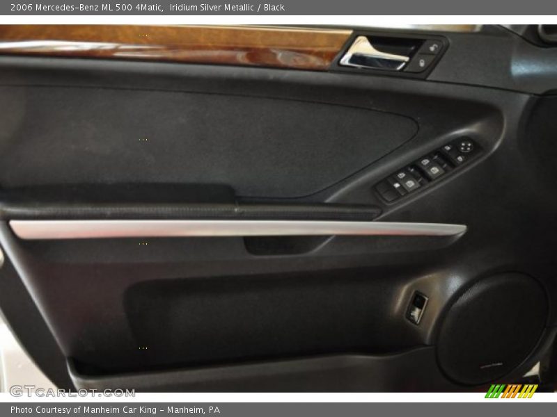 Iridium Silver Metallic / Black 2006 Mercedes-Benz ML 500 4Matic