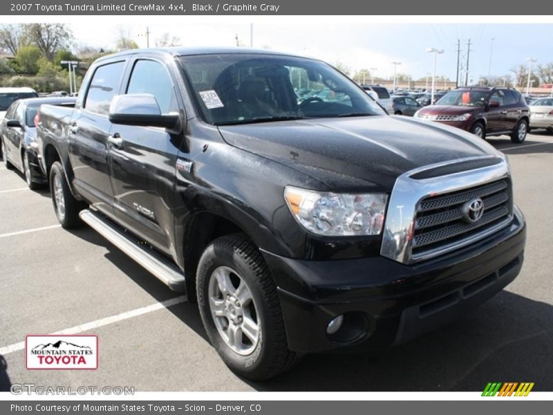Black / Graphite Gray 2007 Toyota Tundra Limited CrewMax 4x4