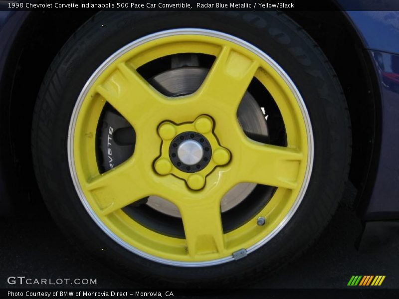  1998 Corvette Indianapolis 500 Pace Car Convertible Wheel