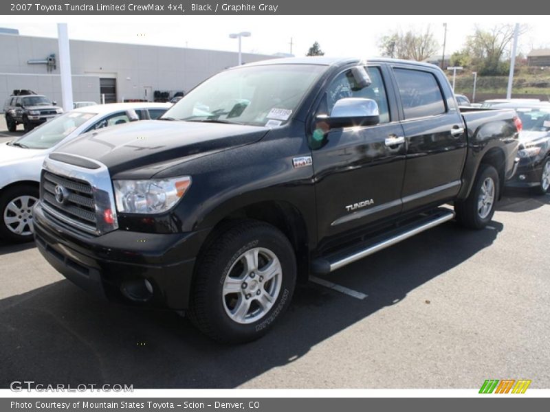 Black / Graphite Gray 2007 Toyota Tundra Limited CrewMax 4x4