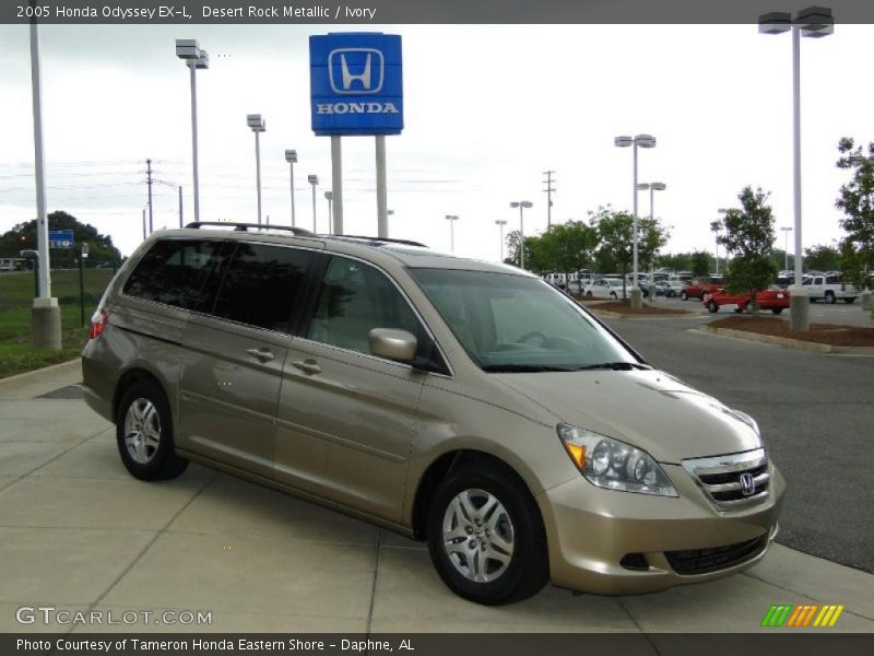 Desert Rock Metallic / Ivory 2005 Honda Odyssey EX-L