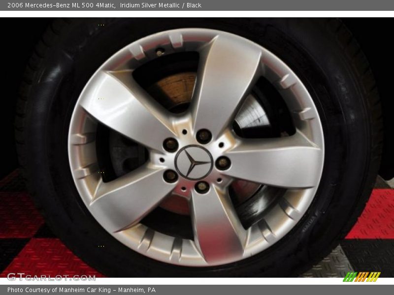 Iridium Silver Metallic / Black 2006 Mercedes-Benz ML 500 4Matic