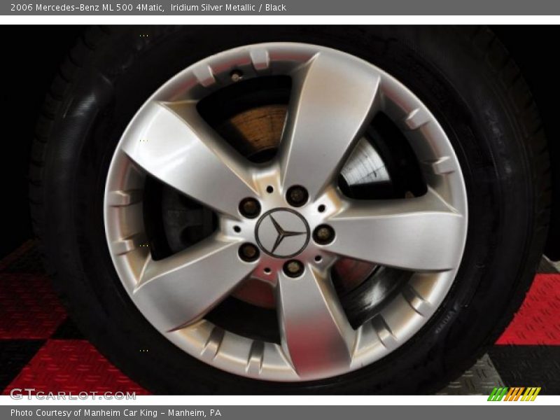 Iridium Silver Metallic / Black 2006 Mercedes-Benz ML 500 4Matic