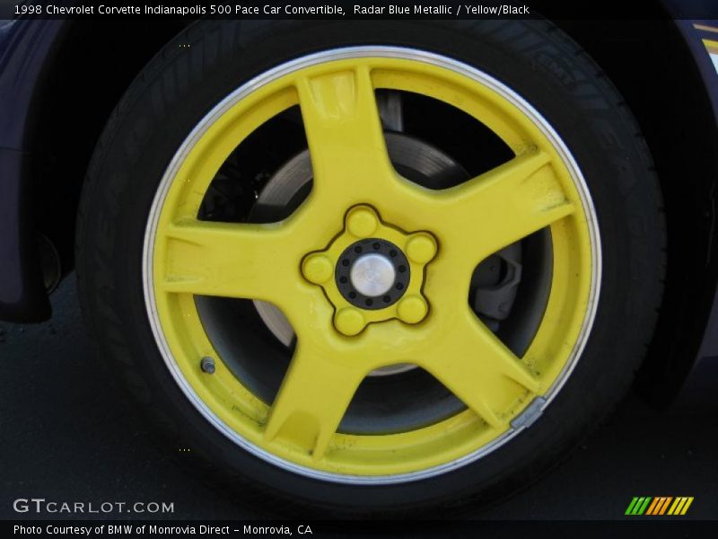  1998 Corvette Indianapolis 500 Pace Car Convertible Wheel