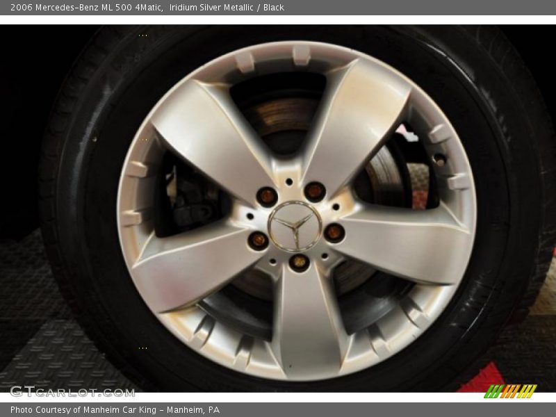 Iridium Silver Metallic / Black 2006 Mercedes-Benz ML 500 4Matic