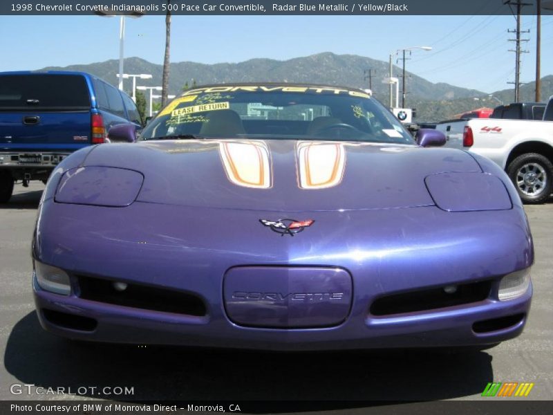  1998 Corvette Indianapolis 500 Pace Car Convertible Radar Blue Metallic