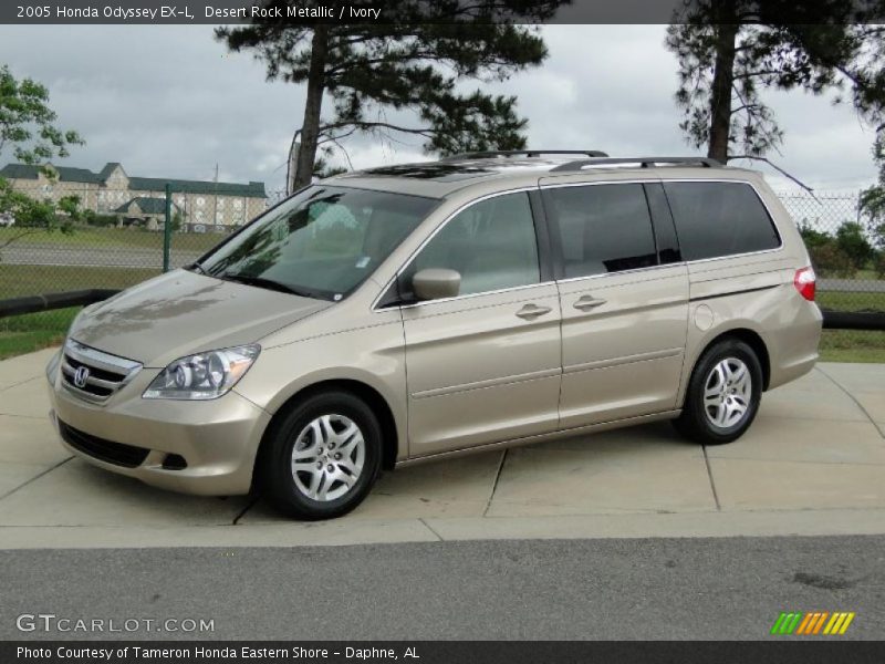 Desert Rock Metallic / Ivory 2005 Honda Odyssey EX-L