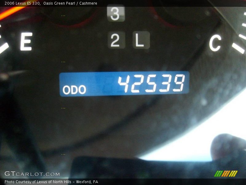 Oasis Green Pearl / Cashmere 2006 Lexus ES 330