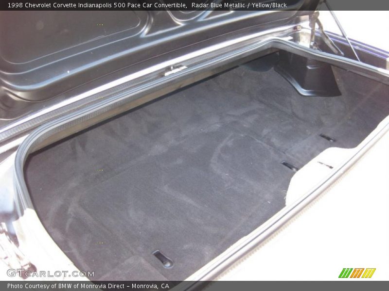  1998 Corvette Indianapolis 500 Pace Car Convertible Trunk