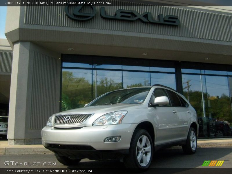 Millenium Silver Metallic / Light Gray 2006 Lexus RX 330 AWD