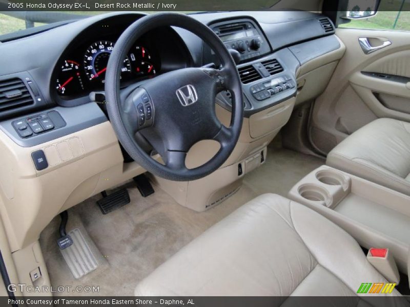 Desert Rock Metallic / Ivory 2005 Honda Odyssey EX-L