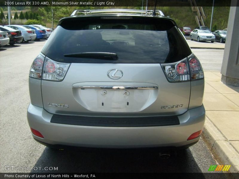 Millenium Silver Metallic / Light Gray 2006 Lexus RX 330 AWD